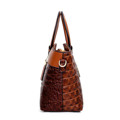 Alfrida | Elegant Handbag with Luxurious Crocopreg for Perfect Style