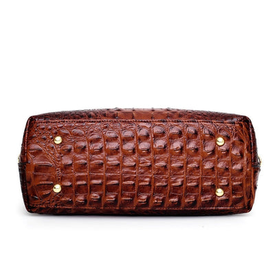 Alfrida | Elegant Handbag with Luxurious Crocopreg for Perfect Style