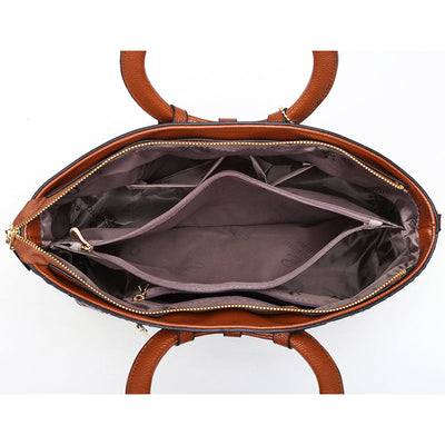 Alfrida | Elegant Handbag with Luxurious Crocopreg for Perfect Style