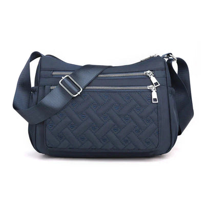 Noora™ | Nylon Shoulder Bag with Messenger Style
