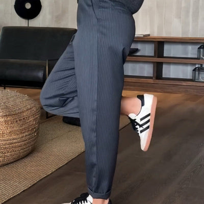 Martha | Elegant Striped Trousers